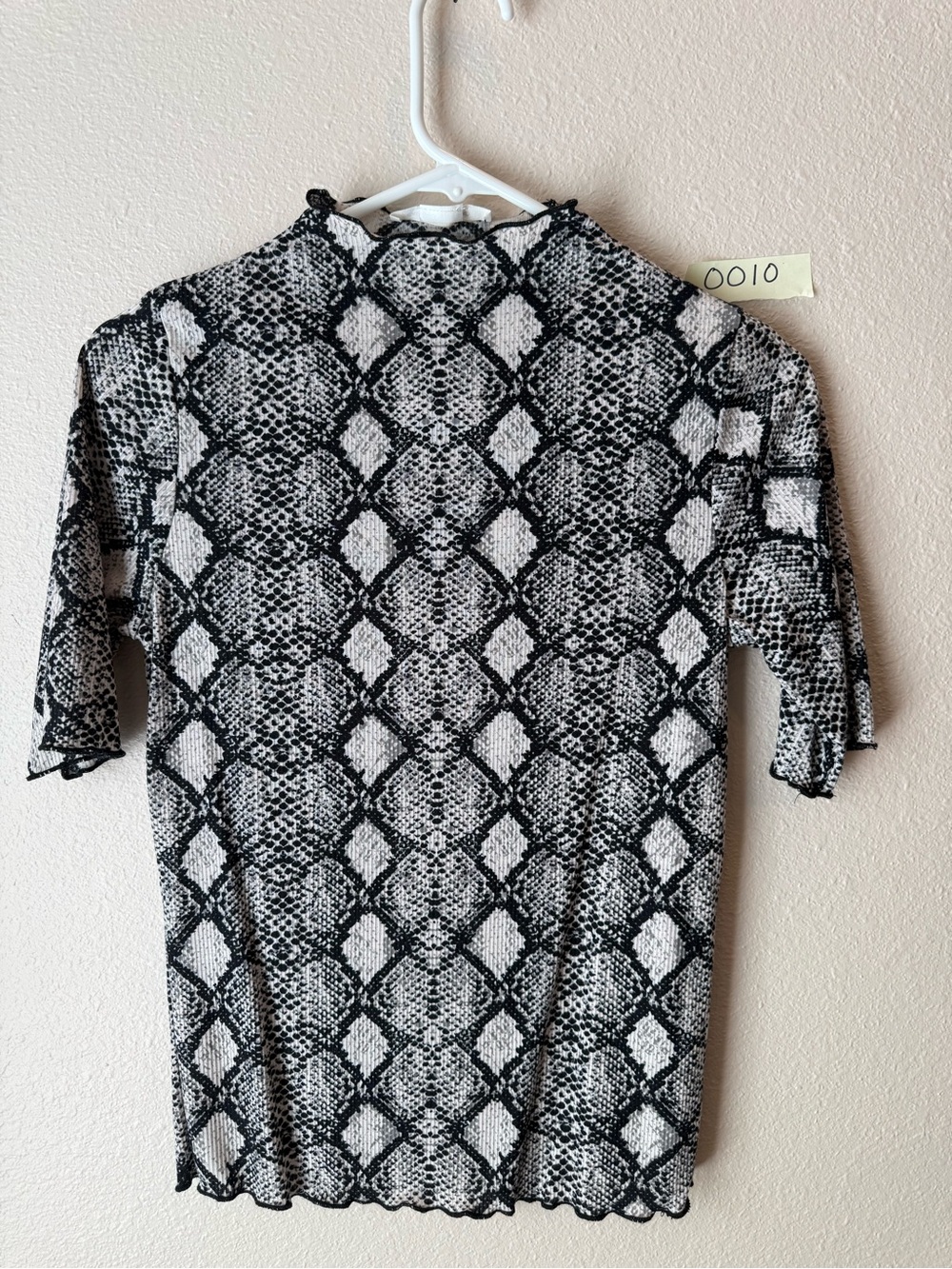 Ladies Snakeskin Print Shirt